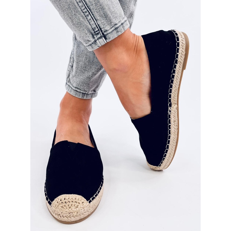 Espadryle damskie Annick Black czarne 2