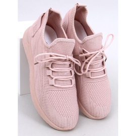 Buty sportowe skarpetkowe Guelfi Pink różowe 5
