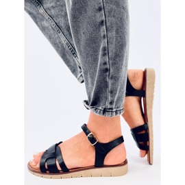 Sandałki damskie Capilla Black czarne 2