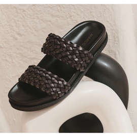 Marco Shoes Klapki Scanno czarne 1