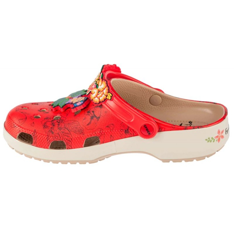 Crocs Chodaki Classic Frida Kahlo Classic Clog 209450-2Y2 czerwone 1