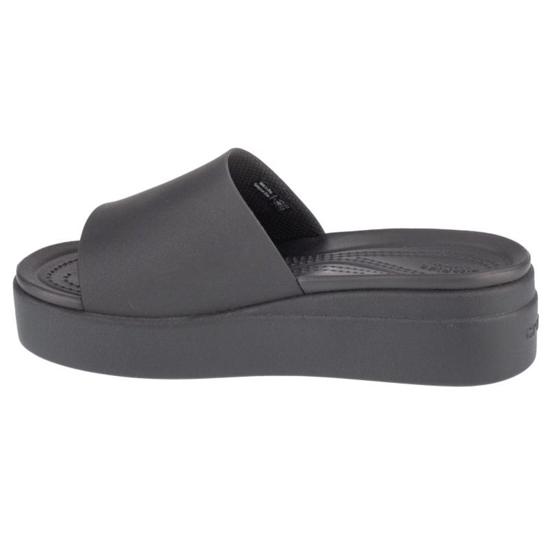 Klapki Crocs Brooklyn Platform Slide 208728-001 czarne 1