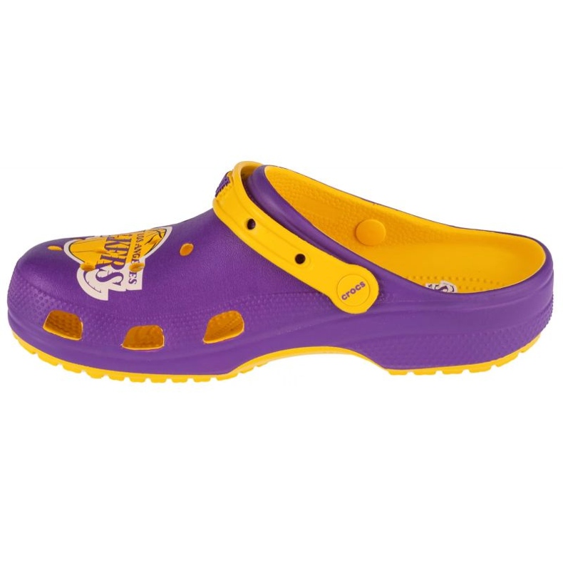 Klapki Crocs Classic Nba La Lakers Clog 208650-75Y fioletowe 1