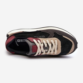 Męskie Sneakersy Memory Foam System Big Star NN174357 Czarne 1