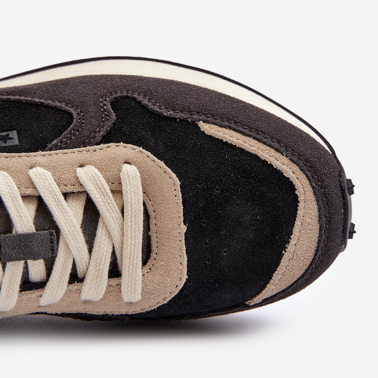 Męskie Sneakersy Memory Foam System Big Star NN174357 Czarne 2