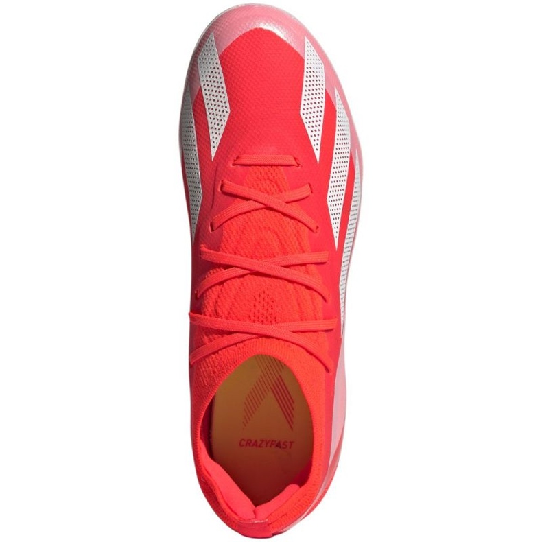Buty piłkarskie adidas X Crazyfast Elite Fg Jr IF0670 czerwone 1