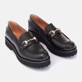 Marco Shoes Mokasyny Leon czarne 1