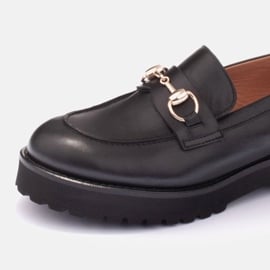 Marco Shoes Mokasyny Leon czarne 6
