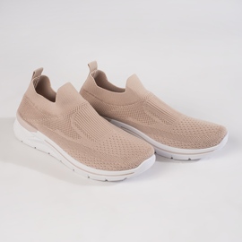 Buty damskie do fitnessu pudrowe różowe 1
