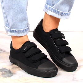 Trampki na rzepy Big Star INT1842D czarne 4