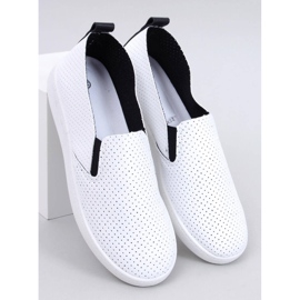 Tenisówki slip-on Jousse WHITE/BLACK białe 1
