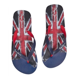 Japonki Pepe Jeans Hawi Life Union Jack M PMS70148 niebieskie 2