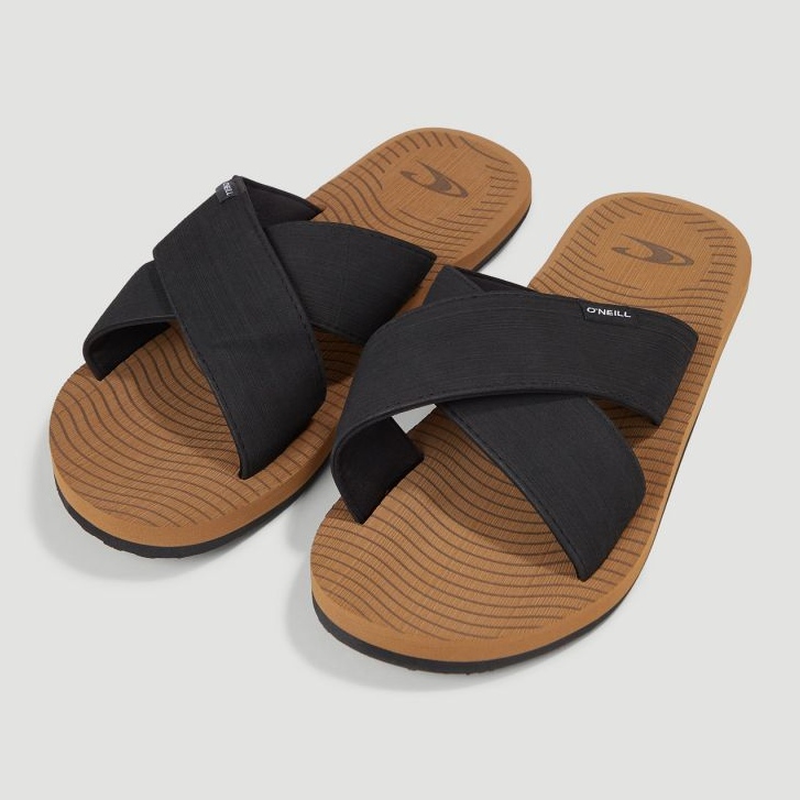ONeill Klapki O'Neill Koosh Cross Over Bloom Slides 92800613658 czarne 1