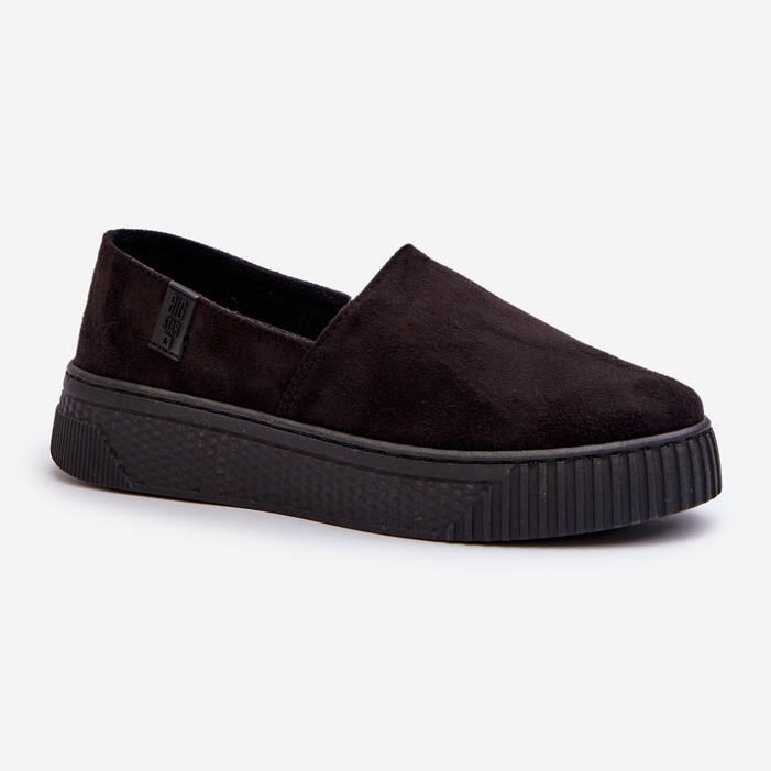 Big Star Tenisówki Damskie Na Platformie NN276010 Memory Foam System Czarne 1