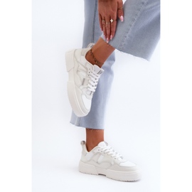 Sneakersy Damskie Big Star NN274357 Memory Foam System Białe 3