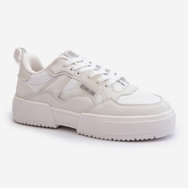 Sneakersy Damskie Big Star NN274357 Memory Foam System Białe 5
