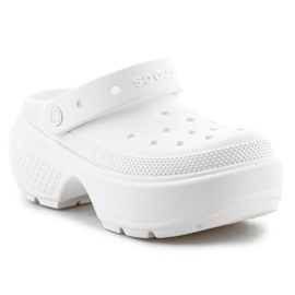 Klapki Crocs Stomp Clog 209347-0WV białe 1