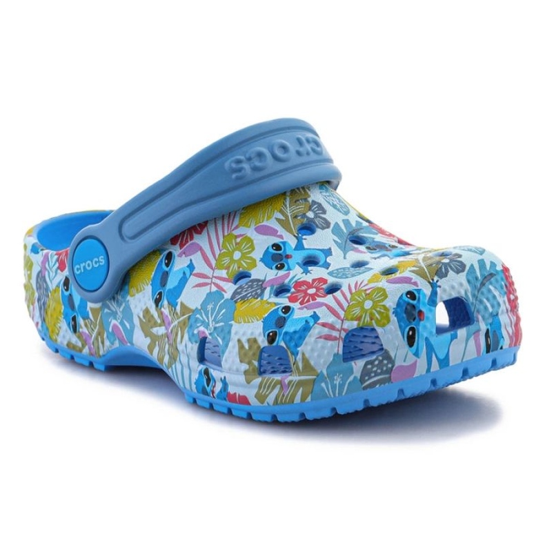Klapki Crocs Toddler's Disney Stitch Classic Clog 209471-4TB niebieskie 1