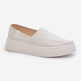 Big Star Tenisówki Damskie Na Platformie NN276006 Memory Foam System Białe 1