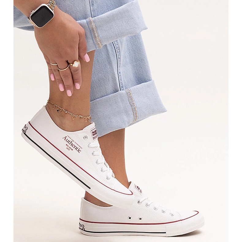 Białe trampki Big Star NN274235 1