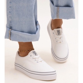 Białe tenisówki Big Star LL274228 101 1