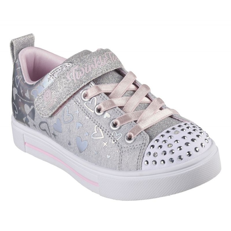 Buty Skechers Led Heather Charms  314787L Gysl srebrny 1