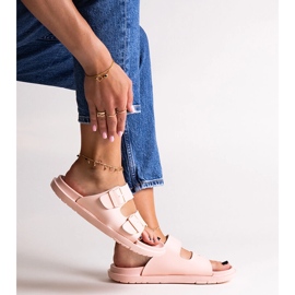 Różowe klapki Big Star NN274A753 1