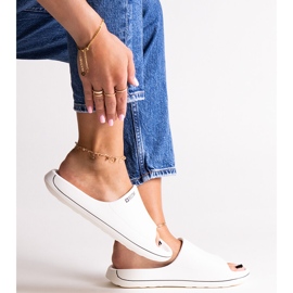 Białe klapki Big Star NN274A043 1