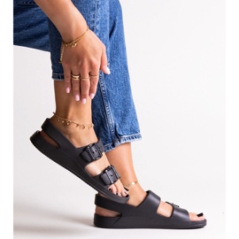 Czarne sandały Big Star LL274745 1