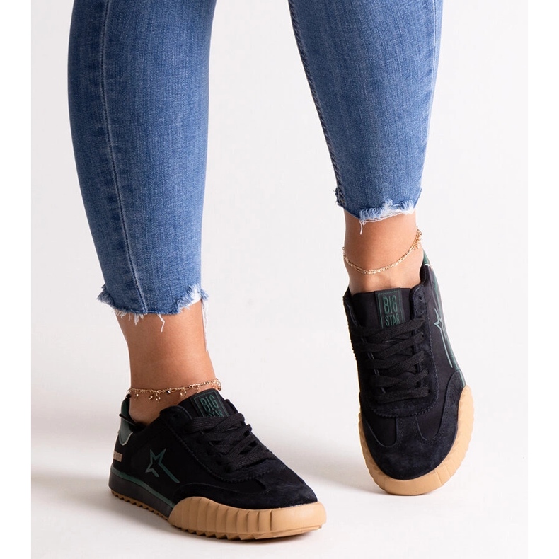 Czarne sneakersy Big Star NN274866 1