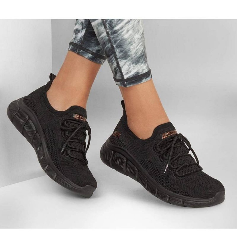 Buty Skechers Bobs B Flex - Color Connect 117121 Bbk czarne 2
