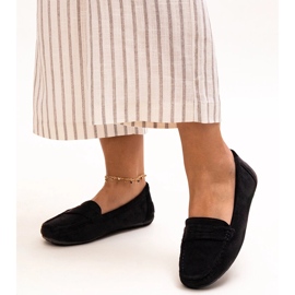 Czarne klasyczne mokasyny Mortona 1