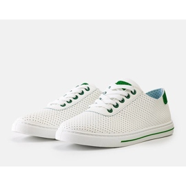 Białe perforowane sneakersy Ruala 1