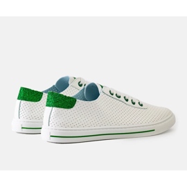 Białe perforowane sneakersy Ruala 2