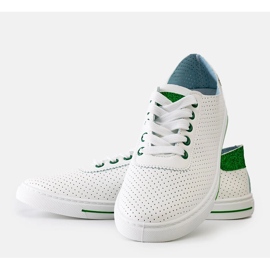 Białe perforowane sneakersy Ruala 3