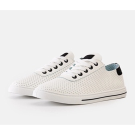 Białe perforowane sneakersy Ruala 2