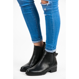 Vices New Collection Czarne botki niskie 1