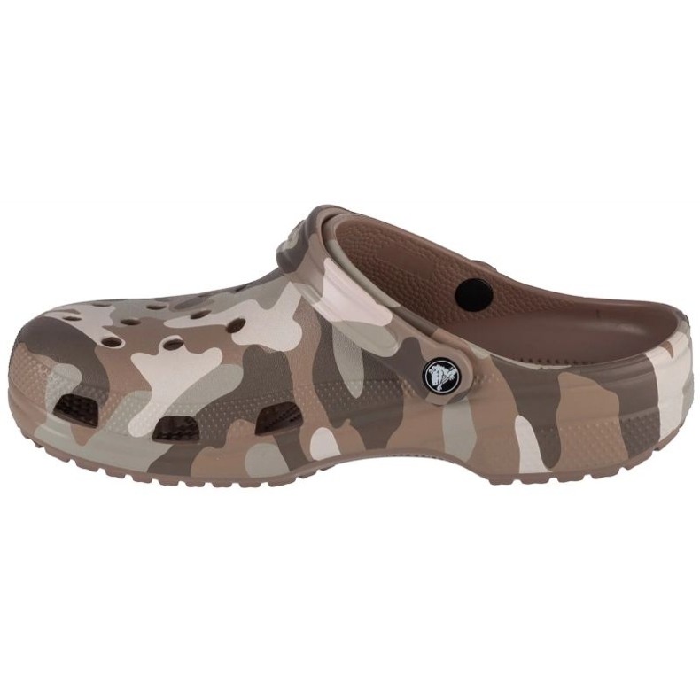 Klapki Crocs Classic Printed Camo Clog M 206454-2ZJ brązowe 1