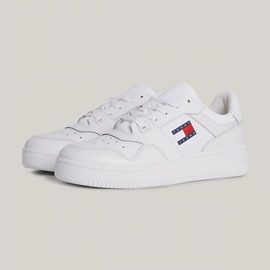 Buty Tommy Hilfiger Retro Basket Ess M EM0EM01395YBR białe 1