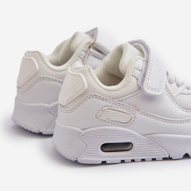 Sneakersy Dziecięce Na Rzep Białe Krissandra 2