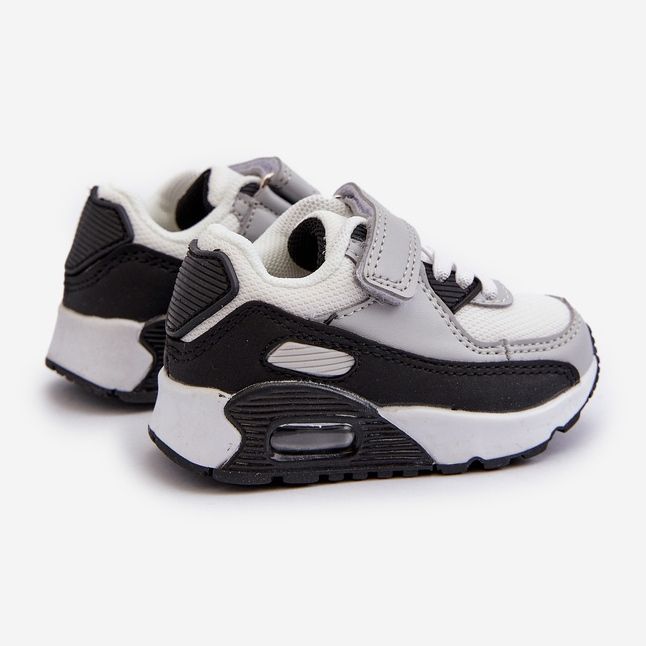 Sneakersy Dziecięce Na Rzep Szare Krissandra 2