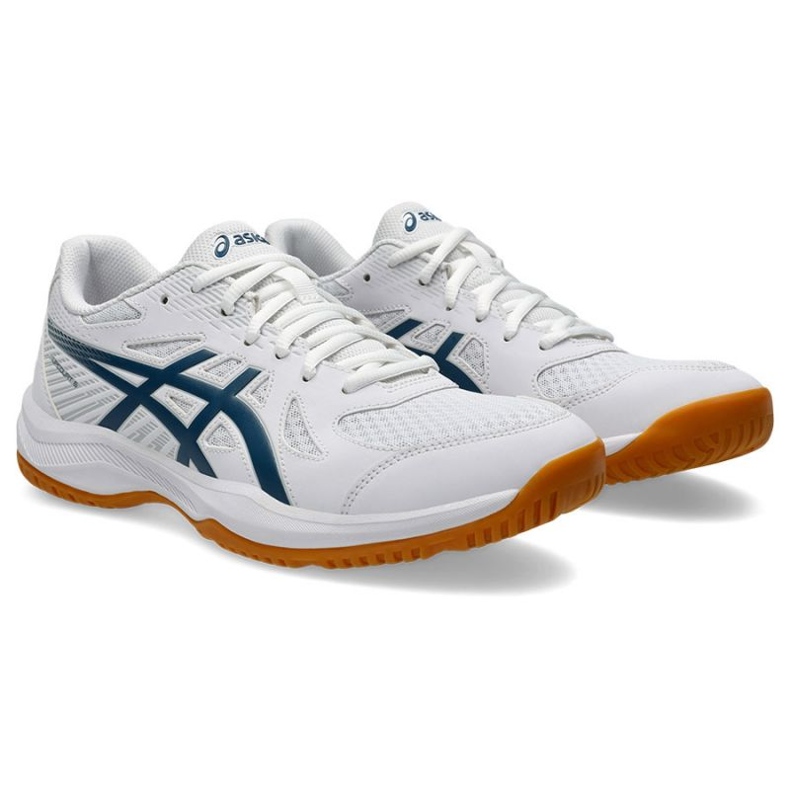 Buty do siatkówki Asics Upcourt 6 M 1071A104 100 białe 2