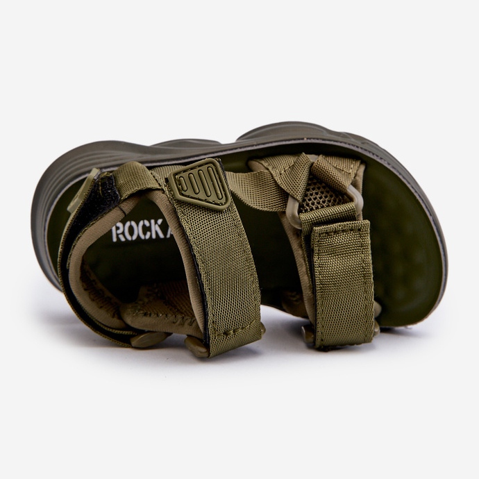 Dziecięce Sandałki Zapinane Na Rzepy Zielone Orretta 2