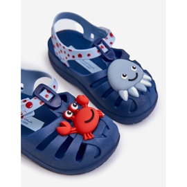 Sandałki Dziecięce Na Rzep 83486 Ipanema Summer Xiii Baby Niebieskie 2