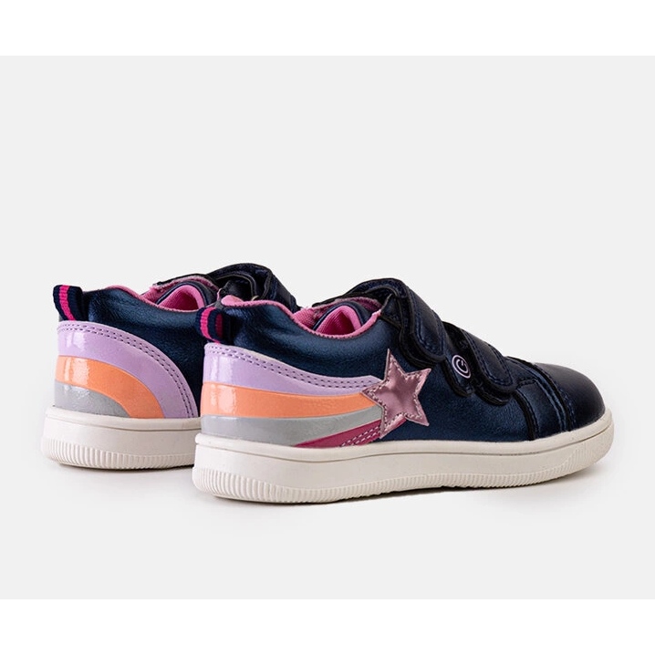 Niebieskie trampki dziecięce na rzepy Dahl 1