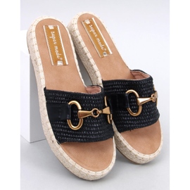 Klapki espadryle Maters Black czarne 1