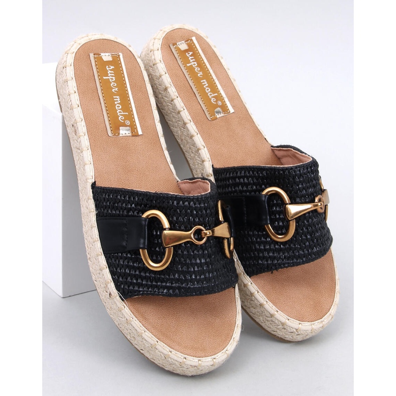 Klapki espadryle Maters Black czarne 1