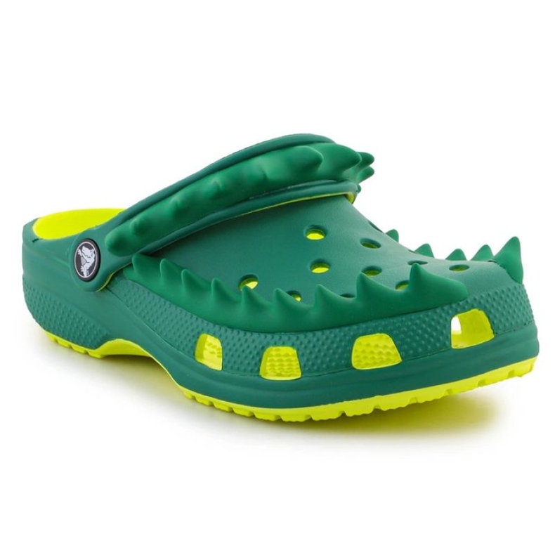 Klapki Crocs Classic Spikes Clog T 210010-76U zielone 1