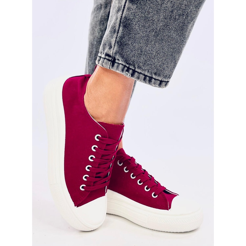 Trampki damskie Ebbe W.RED czerwone 2