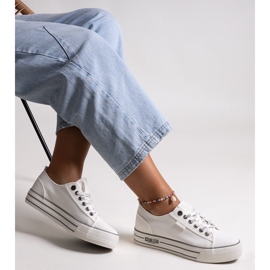 Białe trampki Big Star KK274012 1